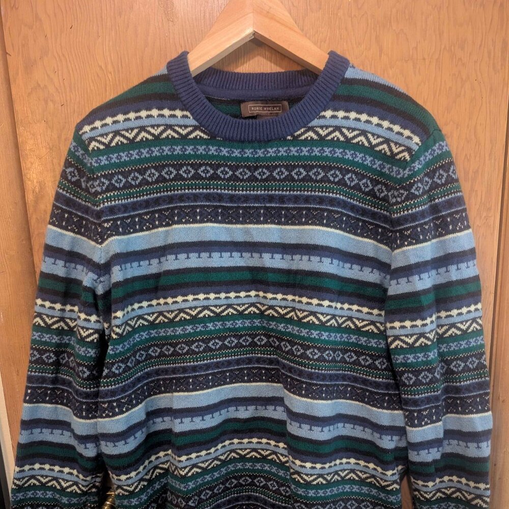 Rorie Whelan Blue Crewneck Sweatshirt | US XL